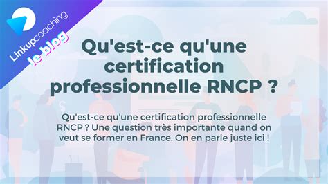 rncp certifications professionnelles.